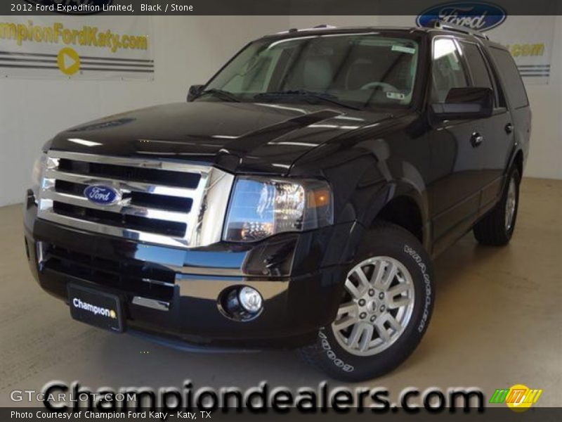 Black / Stone 2012 Ford Expedition Limited