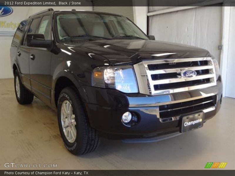 Black / Stone 2012 Ford Expedition Limited