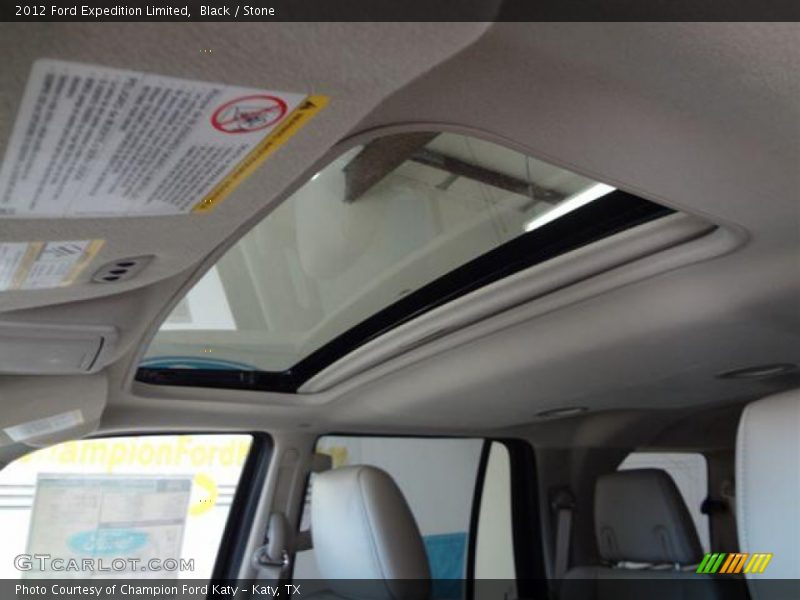 Black / Stone 2012 Ford Expedition Limited
