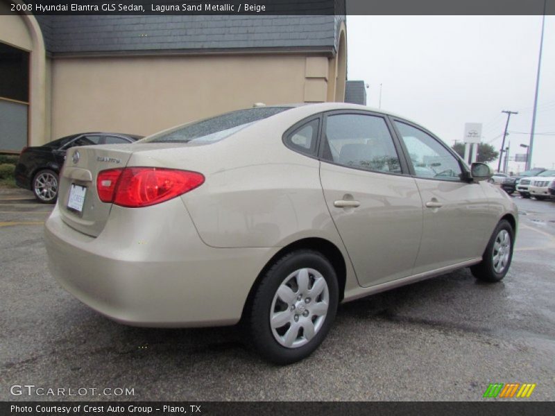 Laguna Sand Metallic / Beige 2008 Hyundai Elantra GLS Sedan