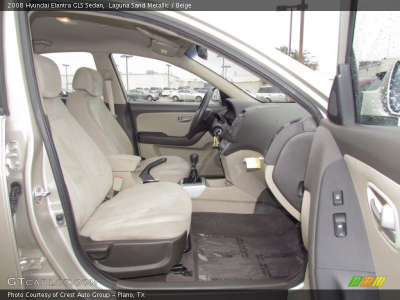 Laguna Sand Metallic / Beige 2008 Hyundai Elantra GLS Sedan