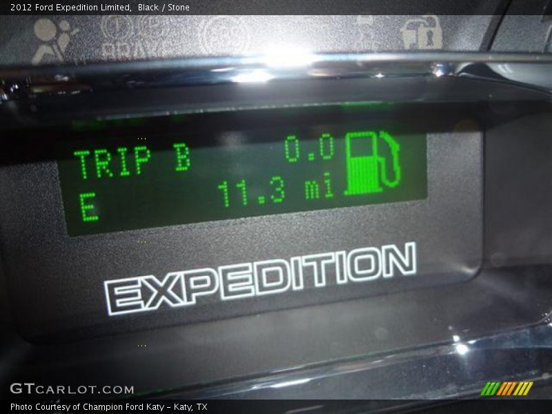 Black / Stone 2012 Ford Expedition Limited