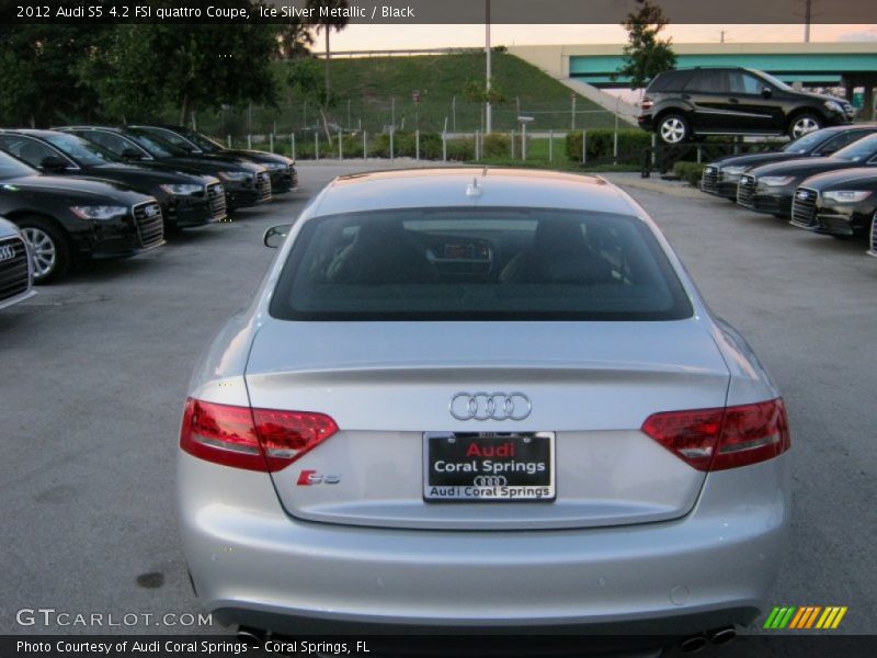 Ice Silver Metallic / Black 2012 Audi S5 4.2 FSI quattro Coupe