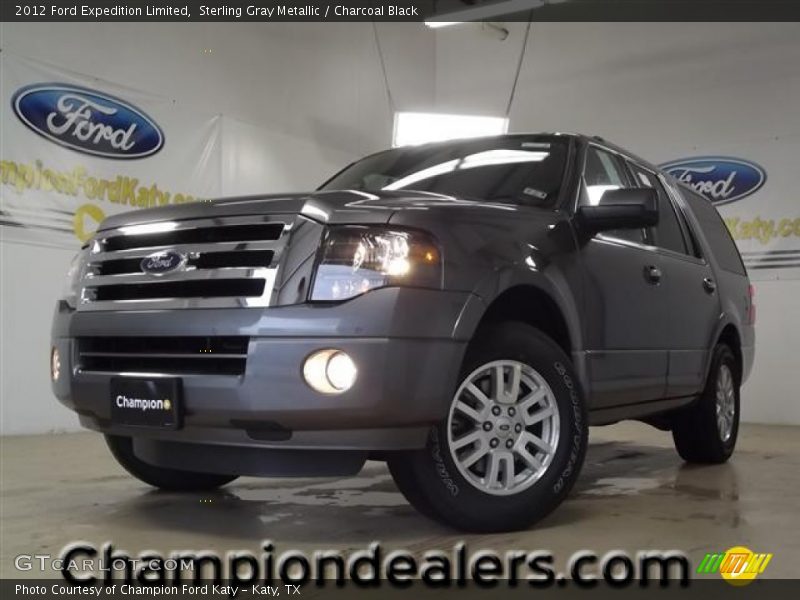Sterling Gray Metallic / Charcoal Black 2012 Ford Expedition Limited
