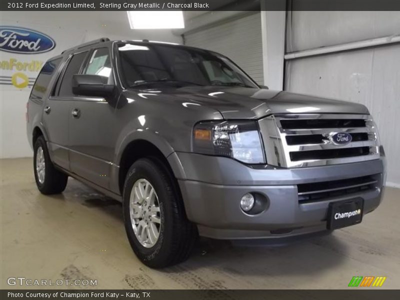 Sterling Gray Metallic / Charcoal Black 2012 Ford Expedition Limited