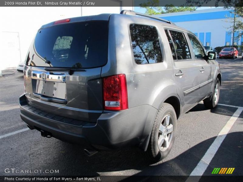 Nimbus Gray Metallic / Gray 2009 Honda Pilot EX