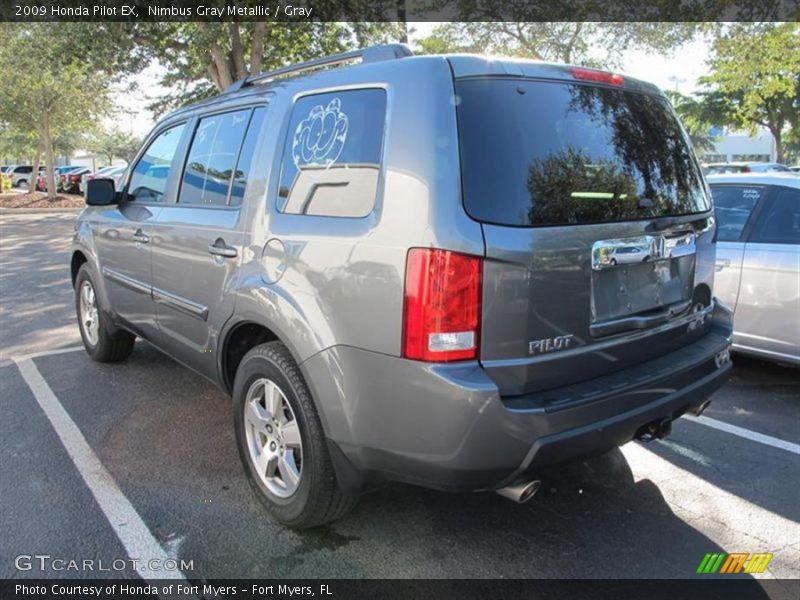 Nimbus Gray Metallic / Gray 2009 Honda Pilot EX