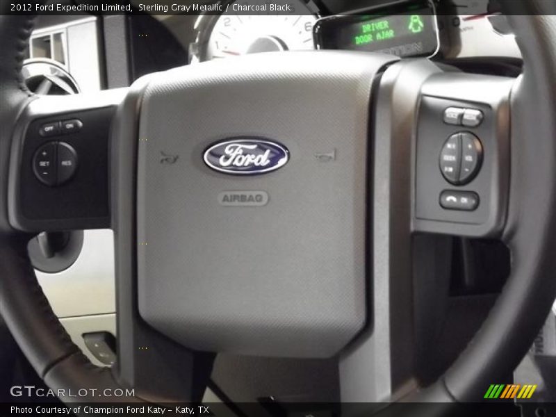 Sterling Gray Metallic / Charcoal Black 2012 Ford Expedition Limited