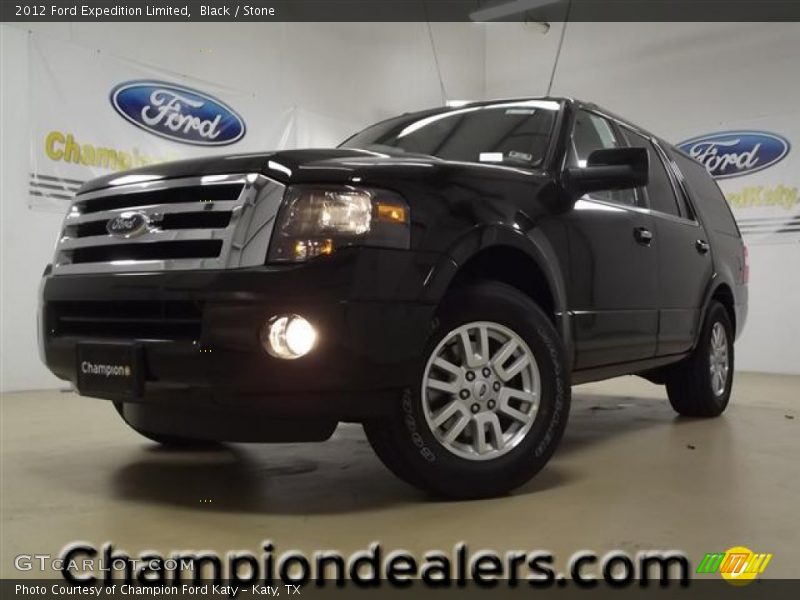 Black / Stone 2012 Ford Expedition Limited
