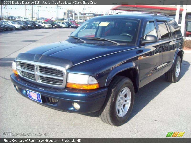 Patriot Blue Pearlcoat / Dark Slate Gray 2003 Dodge Durango SLT