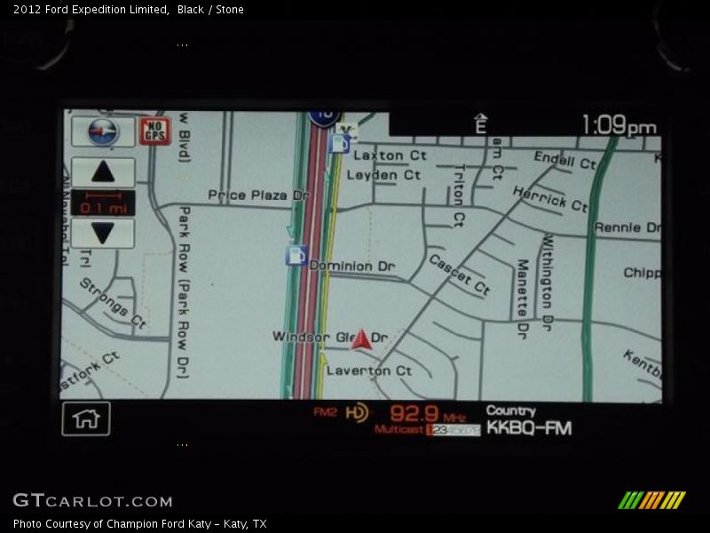 Navigation of 2012 Expedition Limited
