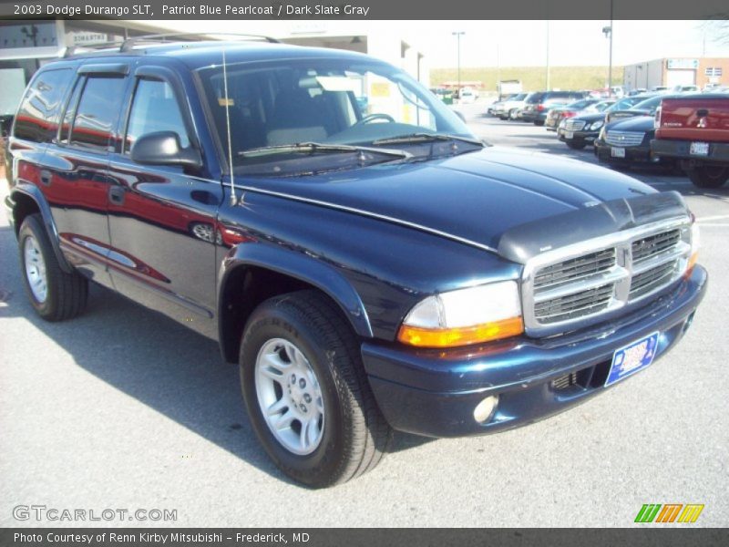 Patriot Blue Pearlcoat / Dark Slate Gray 2003 Dodge Durango SLT