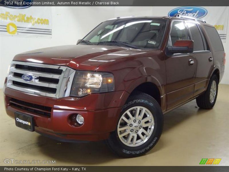 Autumn Red Metallic / Charcoal Black 2012 Ford Expedition Limited