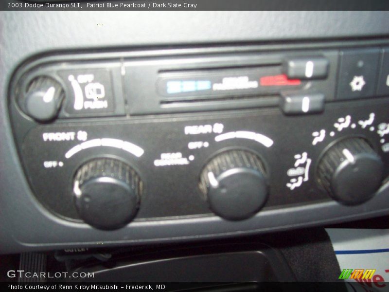 Patriot Blue Pearlcoat / Dark Slate Gray 2003 Dodge Durango SLT