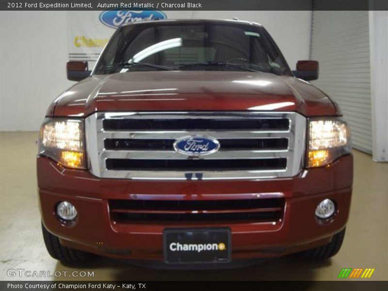 Autumn Red Metallic / Charcoal Black 2012 Ford Expedition Limited