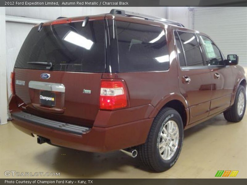 Autumn Red Metallic / Charcoal Black 2012 Ford Expedition Limited