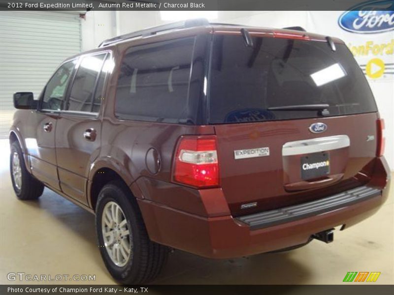 Autumn Red Metallic / Charcoal Black 2012 Ford Expedition Limited
