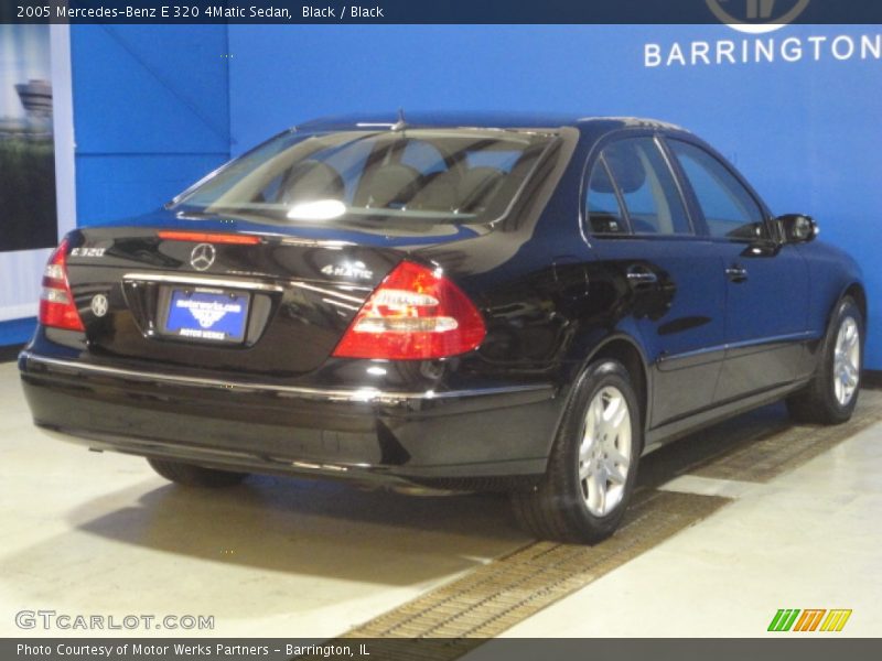 Black / Black 2005 Mercedes-Benz E 320 4Matic Sedan