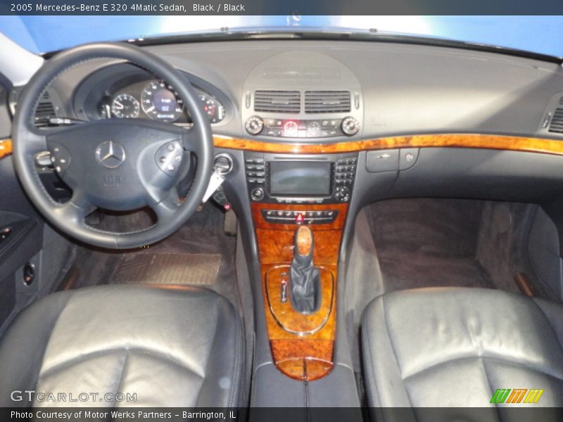 Black / Black 2005 Mercedes-Benz E 320 4Matic Sedan