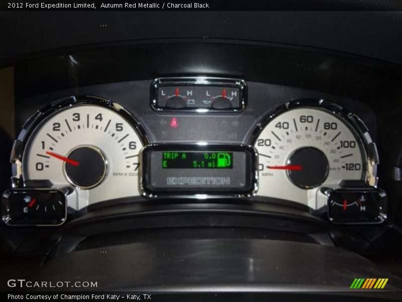 Autumn Red Metallic / Charcoal Black 2012 Ford Expedition Limited