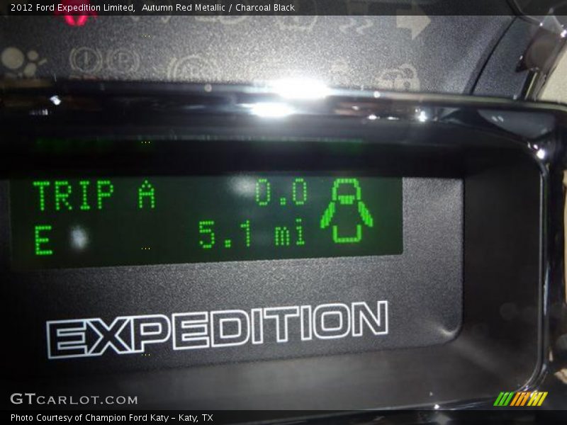 Autumn Red Metallic / Charcoal Black 2012 Ford Expedition Limited