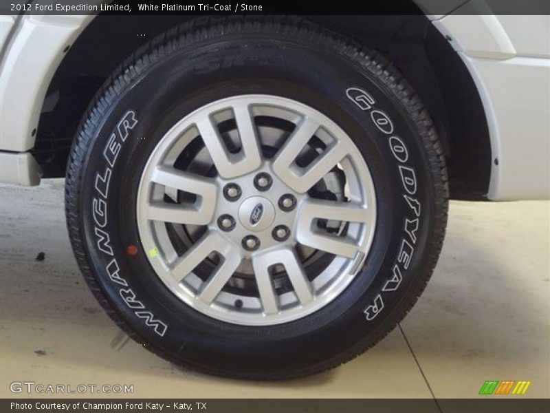 White Platinum Tri-Coat / Stone 2012 Ford Expedition Limited