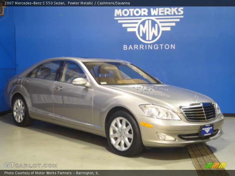 Pewter Metallic / Cashmere/Savanna 2007 Mercedes-Benz S 550 Sedan