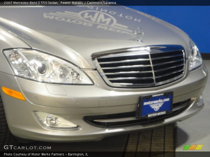 Pewter Metallic / Cashmere/Savanna 2007 Mercedes-Benz S 550 Sedan