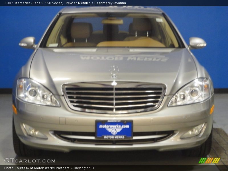 Pewter Metallic / Cashmere/Savanna 2007 Mercedes-Benz S 550 Sedan