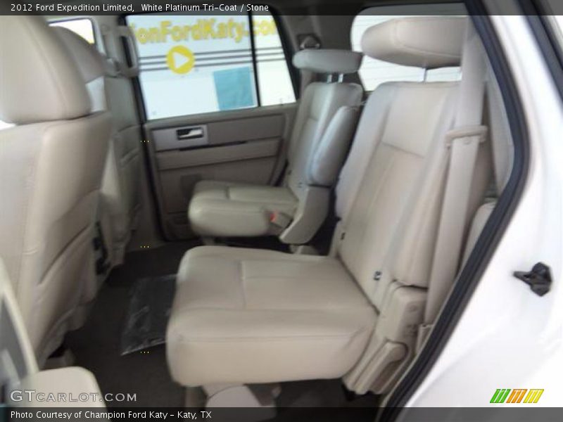 White Platinum Tri-Coat / Stone 2012 Ford Expedition Limited