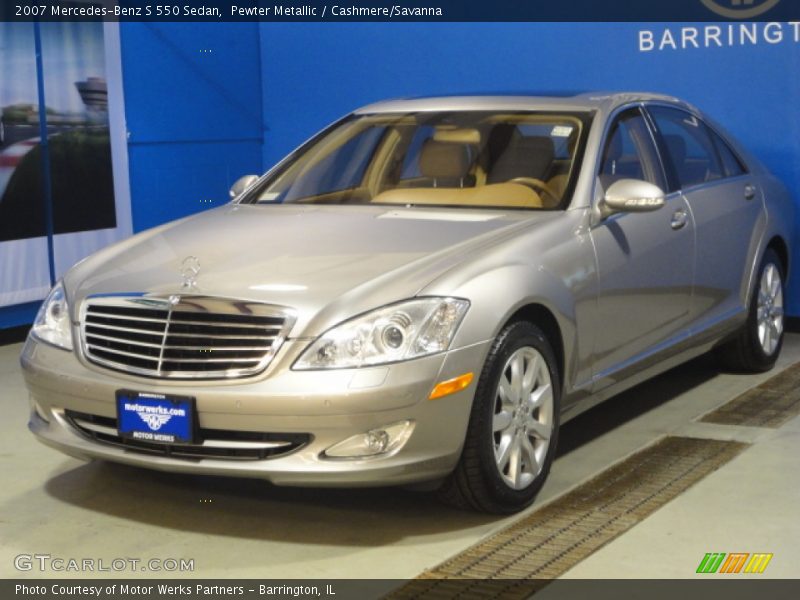 Pewter Metallic / Cashmere/Savanna 2007 Mercedes-Benz S 550 Sedan