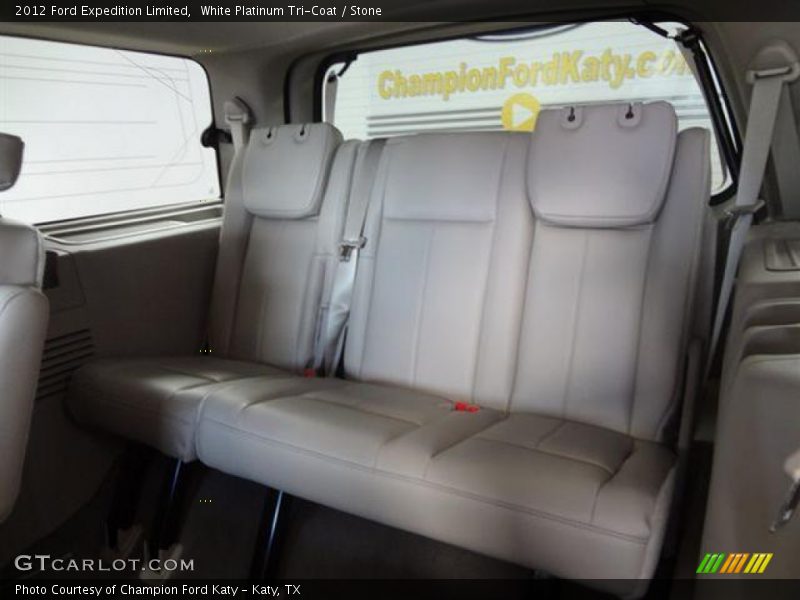 White Platinum Tri-Coat / Stone 2012 Ford Expedition Limited