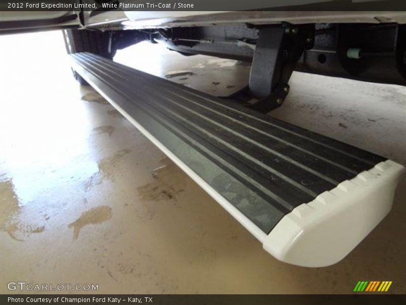 White Platinum Tri-Coat / Stone 2012 Ford Expedition Limited