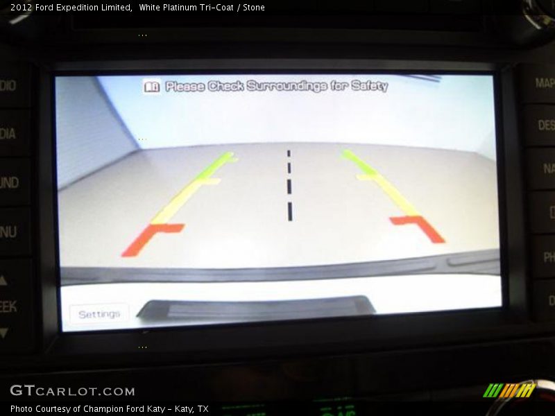 White Platinum Tri-Coat / Stone 2012 Ford Expedition Limited