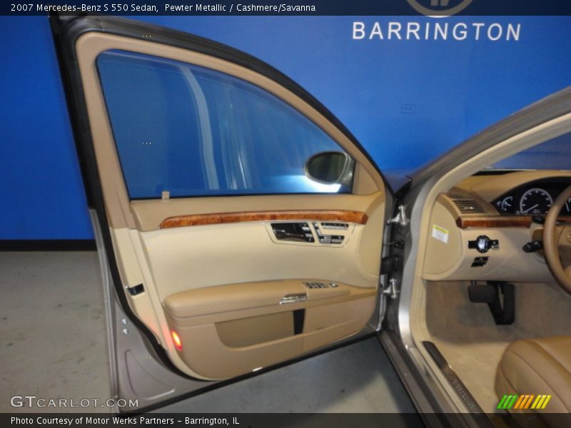 Pewter Metallic / Cashmere/Savanna 2007 Mercedes-Benz S 550 Sedan