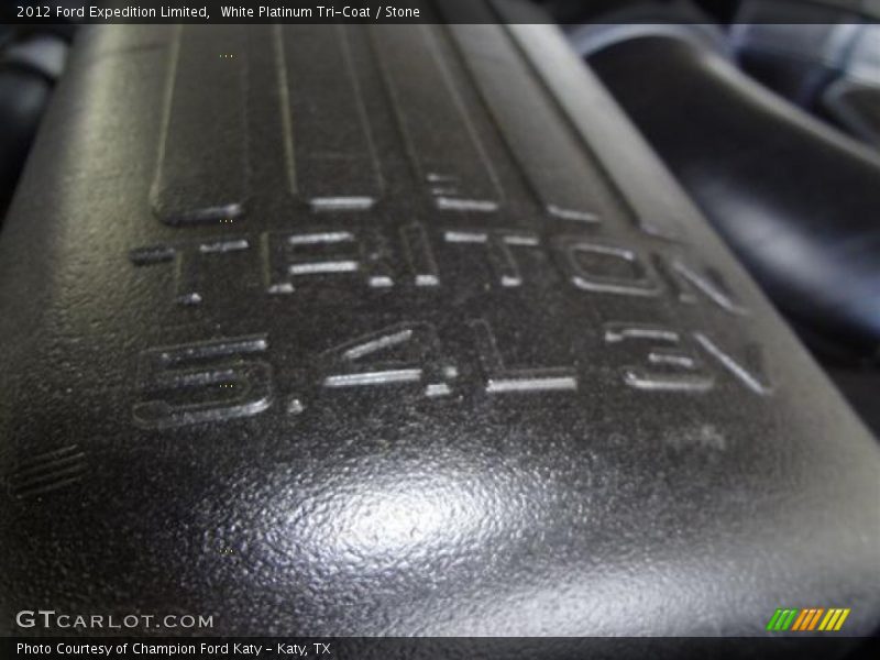 White Platinum Tri-Coat / Stone 2012 Ford Expedition Limited