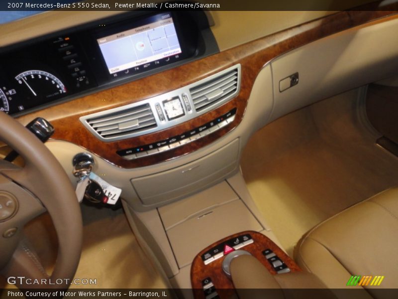 Pewter Metallic / Cashmere/Savanna 2007 Mercedes-Benz S 550 Sedan