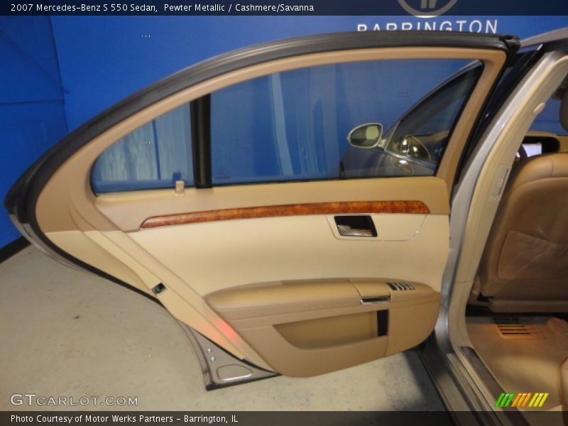 Pewter Metallic / Cashmere/Savanna 2007 Mercedes-Benz S 550 Sedan