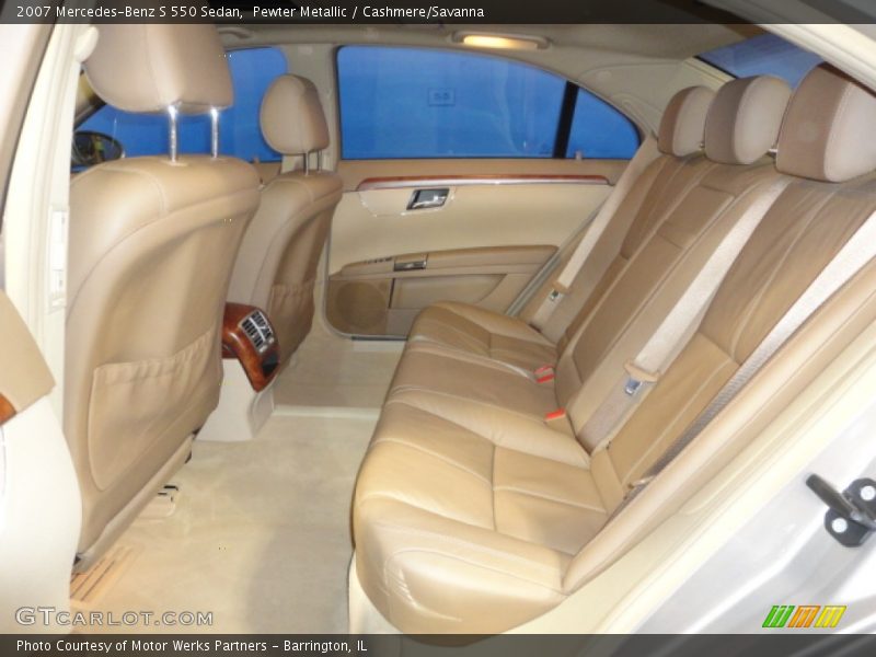 Pewter Metallic / Cashmere/Savanna 2007 Mercedes-Benz S 550 Sedan