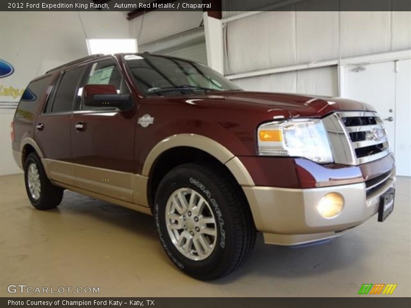 Autumn Red Metallic / Chaparral 2012 Ford Expedition King Ranch
