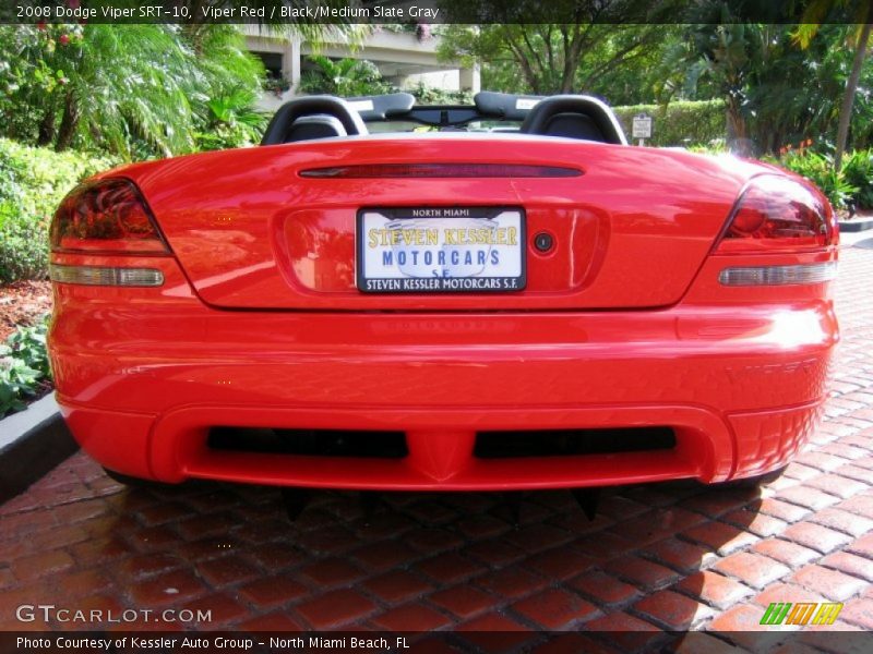 Viper Red / Black/Medium Slate Gray 2008 Dodge Viper SRT-10