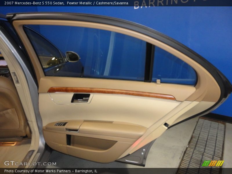 Pewter Metallic / Cashmere/Savanna 2007 Mercedes-Benz S 550 Sedan
