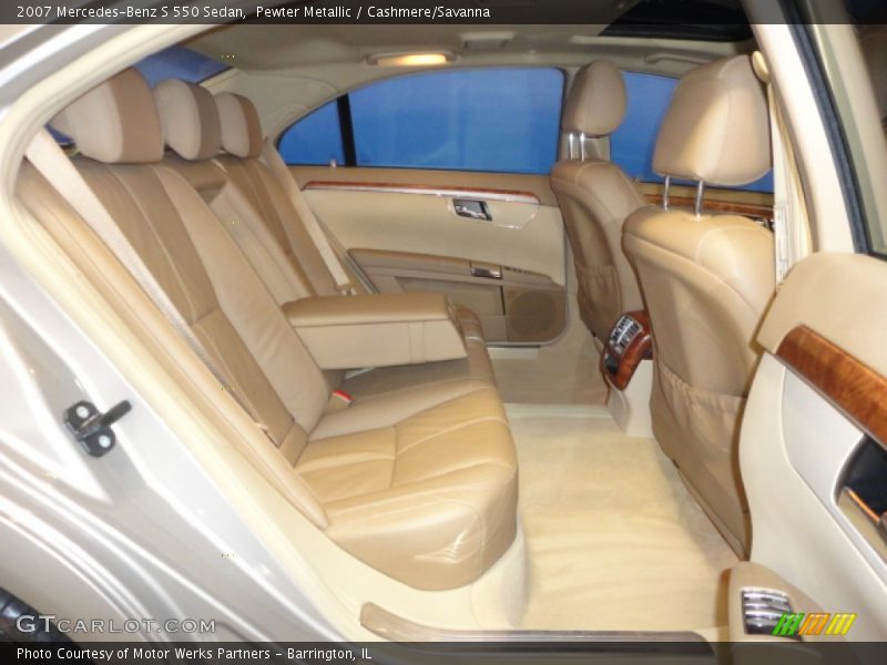 Pewter Metallic / Cashmere/Savanna 2007 Mercedes-Benz S 550 Sedan