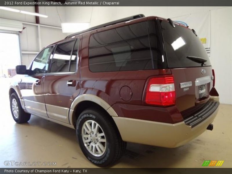 Autumn Red Metallic / Chaparral 2012 Ford Expedition King Ranch