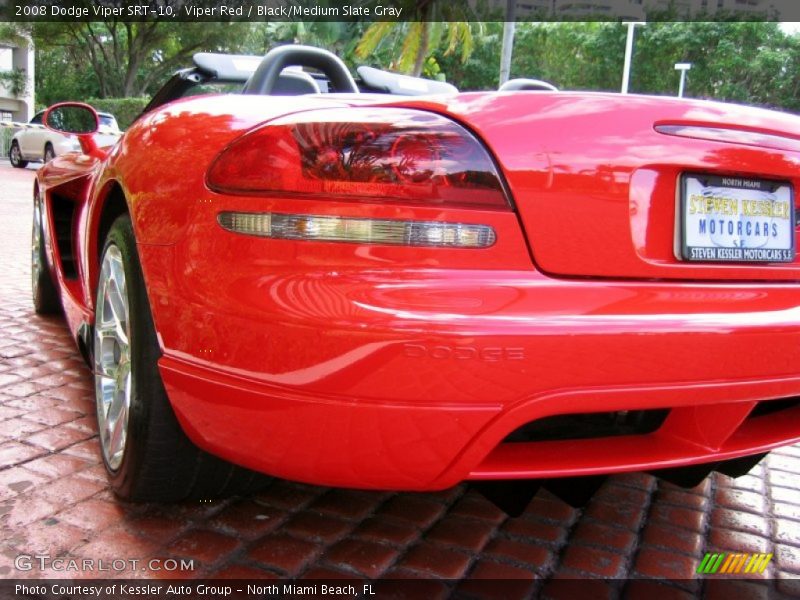 Viper Red / Black/Medium Slate Gray 2008 Dodge Viper SRT-10