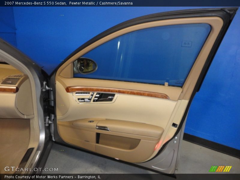 Pewter Metallic / Cashmere/Savanna 2007 Mercedes-Benz S 550 Sedan