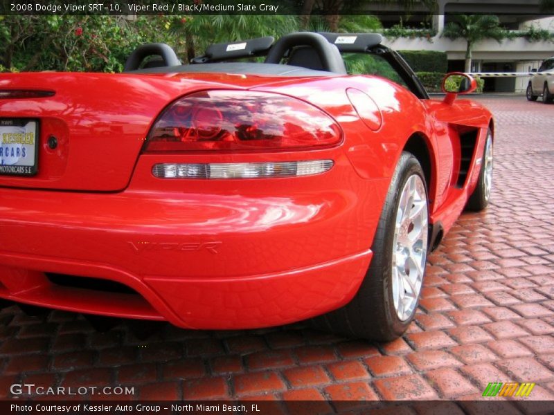 Viper Red / Black/Medium Slate Gray 2008 Dodge Viper SRT-10