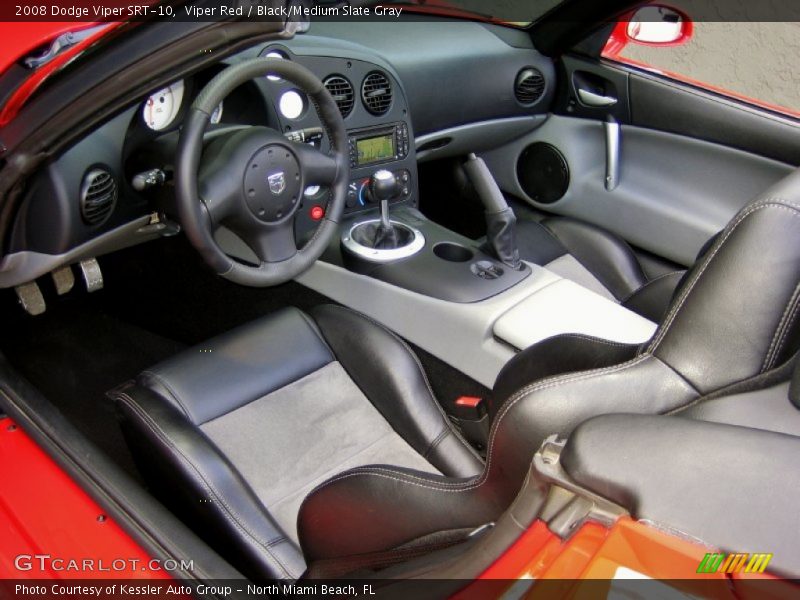 Black/Medium Slate Gray Interior - 2008 Viper SRT-10 