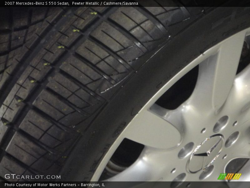 Pewter Metallic / Cashmere/Savanna 2007 Mercedes-Benz S 550 Sedan