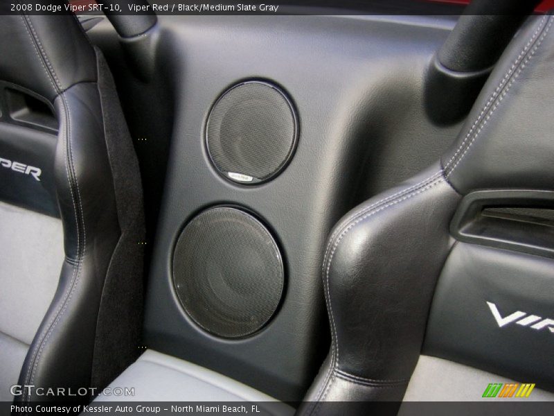 Viper Red / Black/Medium Slate Gray 2008 Dodge Viper SRT-10